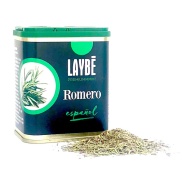 Vista frontal del lata Romero Hoja Español 55 gr Laybé en stock