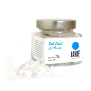 Vista principal del tarro cristal Sal Azul Zafiro de Persia 230 gr Laybé en stock