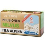 Producto relacionad Tila alpina 20 filtros con petalos de azahar Milvus