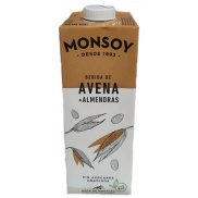 Vista principal del bebida de Avena y Almendras Bio 1L Monsoy en stock