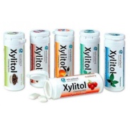 Xylitol chicle sabor frutas bote 30 ud x 30 gr Miradent