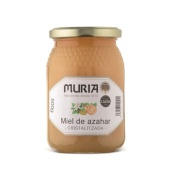 Vista principal del tarro de miel azahar cristalizada 500 gr Muria en stock