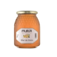 Vista principal del tarro de miel limón 1 kg. Muria en stock