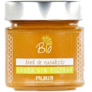 Tarro miel eucalipto cruda s/filtrar eco 320 gr Muria bio