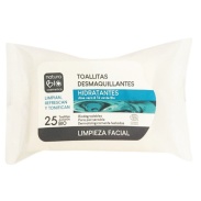 Toallitas desmaquillantes  hidratantes 25 uds Naturabio Cosmetics
