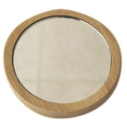 Espejo pequeño bambú Naturabio Cosmetics