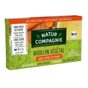 Caldo de verduras en pastillas sin levadura bio, 84 g Natur compagnie