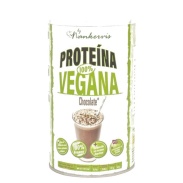 Vista frontal del proteina vegana sabor chocolate 450 gr  Nankervis. en stock