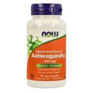 Ashwagandha 450 mg. 90 cáps. Now