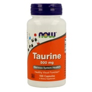 Taurina 500 mg. 100 cáps. (forma libre) Now