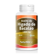 Aceite higado bacalao 1000 mg 90 cáps Naturbite