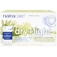 Compresa ligera incontinencia (plegada) dry +light Natracare