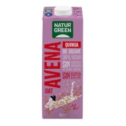 Bebida avena quinoa bio (sin gluten) 1 l s/a Naturgreen