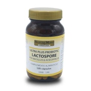 Vista principal del ultra plus probiotic lactospore 120 cáps Naturemost en stock