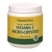 Vista principal del vitamina c microcristales 227 gr Natures Plus en stock