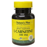 Vista principal del l carnitina 300 mg 30 cáps Natures Plus en stock