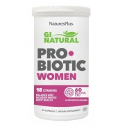 Vista principal del gi natural probiotic women 30 cáps Natures Plus en stock