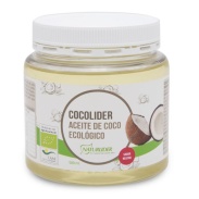 Vista principal del cocolider aceite de coco ecologico 500 ml Naturlider en stock