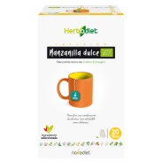 Herbodiet manzanilla eco 20 bolsitas filtro de 1,5 g. Novadiet