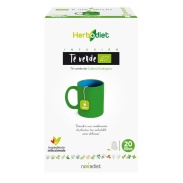 Herbodiet té verde eco 20 bolsitas filtro de 1,5 g Novadiet