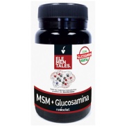 Vista delantera del msm + glucosamina 40 cáps Novadiet en stock