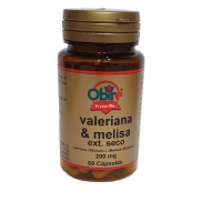 Valeriana + Melisa 200 mg. 60 cápsulas Obire