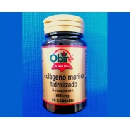 Colágeno marino hidrolizado + magnesio 60 cápsulas Obire