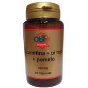 L-Carnitina + té rojo + pomelo 495mg 90 cápsulas Obire
