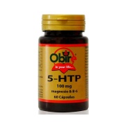 Triptófano (5-HTP) 100mg + Magnesio + B6 60 cápsulas Obire