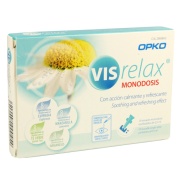 Vista delantera del vis-relax  10 monodosis Opko health en stock