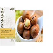 Vista delantera del macadamia Bio 1000ml Pranarom en stock