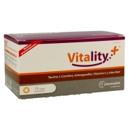 Vista delantera del vitality +  15 viales Pharmadiet en stock