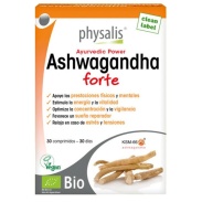 Producto relacionad Ashwagandha forte bio 30 comp estuche Physalis