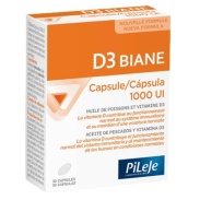 Producto relacionad D3 biane cápsulas 1000ui 30 cáps Pileje