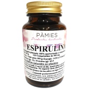 Vista principal del espirulina ecologica 100 comprimidos Pamies en stock