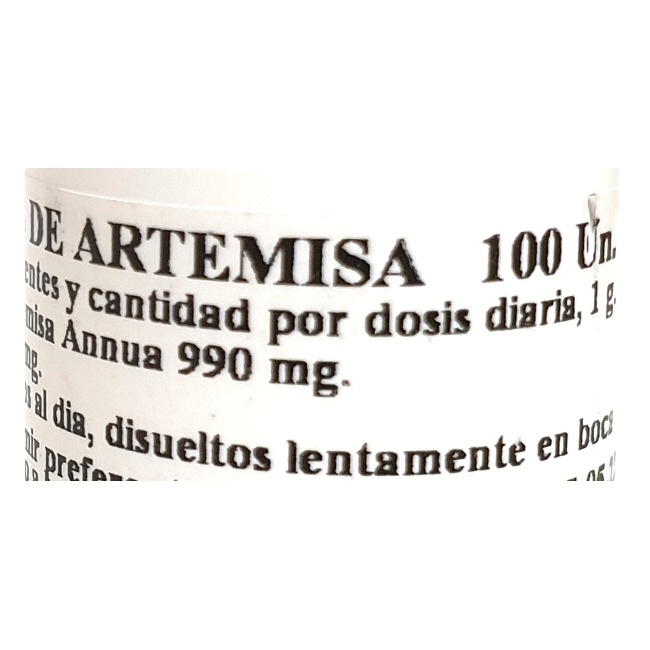 Foto detallada de artemisa 100 comprimidos Pàmies