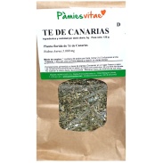 Vista principal del té de Canarias bolsa 120gr Pàmies vitae en stock