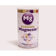 Vista frontal del carbonato de Magnesio 200 gr Prisma Natural en stock