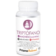 Producto relacionad Triptófano + mg + melatonina 60 cápsulas Prisma Natural