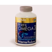 Vista delantera del perfil Omega-3 90 perlas 1000 mg. Prisma Natural