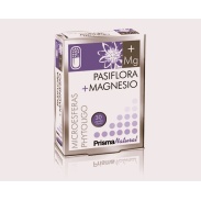 Vista principal del pasiflora + Magnesio 30 cápsulas Prisma Natural en stock