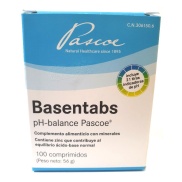 Vista principal del basentabs pH-balance 100 comprimidos Pascoe en stock