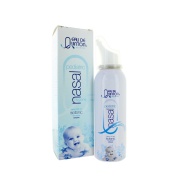 Vista frontal del higiene Nasal Isotónica Pediatric spray 100ml Quinton en stock