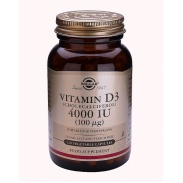 Producto relacionad Vitamina D3 4000 UI (100mcg) 120 cápsulas Solgar