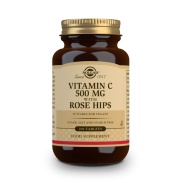 Vitamina C 500mg con Rose Hips (escaramujo) 100 comprimidos Solgar