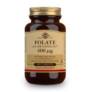 Folato (en forma de Metafolin) 400mcg 100 comprimidos Solgar