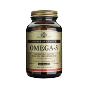 Vista principal del omega 3 Doble Concentración 60 perlas Solgar