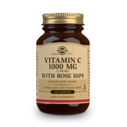 Vitamina C 1000mg con Rose Hips (escaramujo) 100 comprimidos Solgar