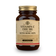 Vitamina C 1500mg con Rose Hips (escaramujo) 90 comprimidos Solgar