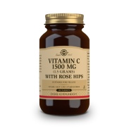 Vitamina C 1500mg con Rose Hips (escaramujo) 180 comprimidos Solgar